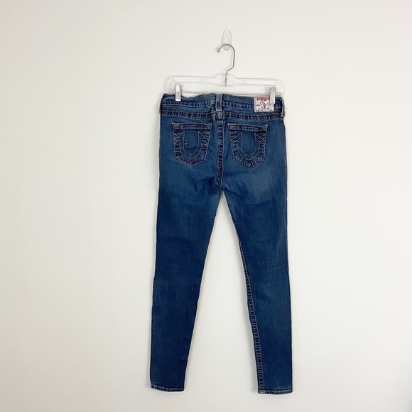 True Religion Women's Casey Super Skinny Jeans Medium Wash Size 32 - Picture 12 of 15